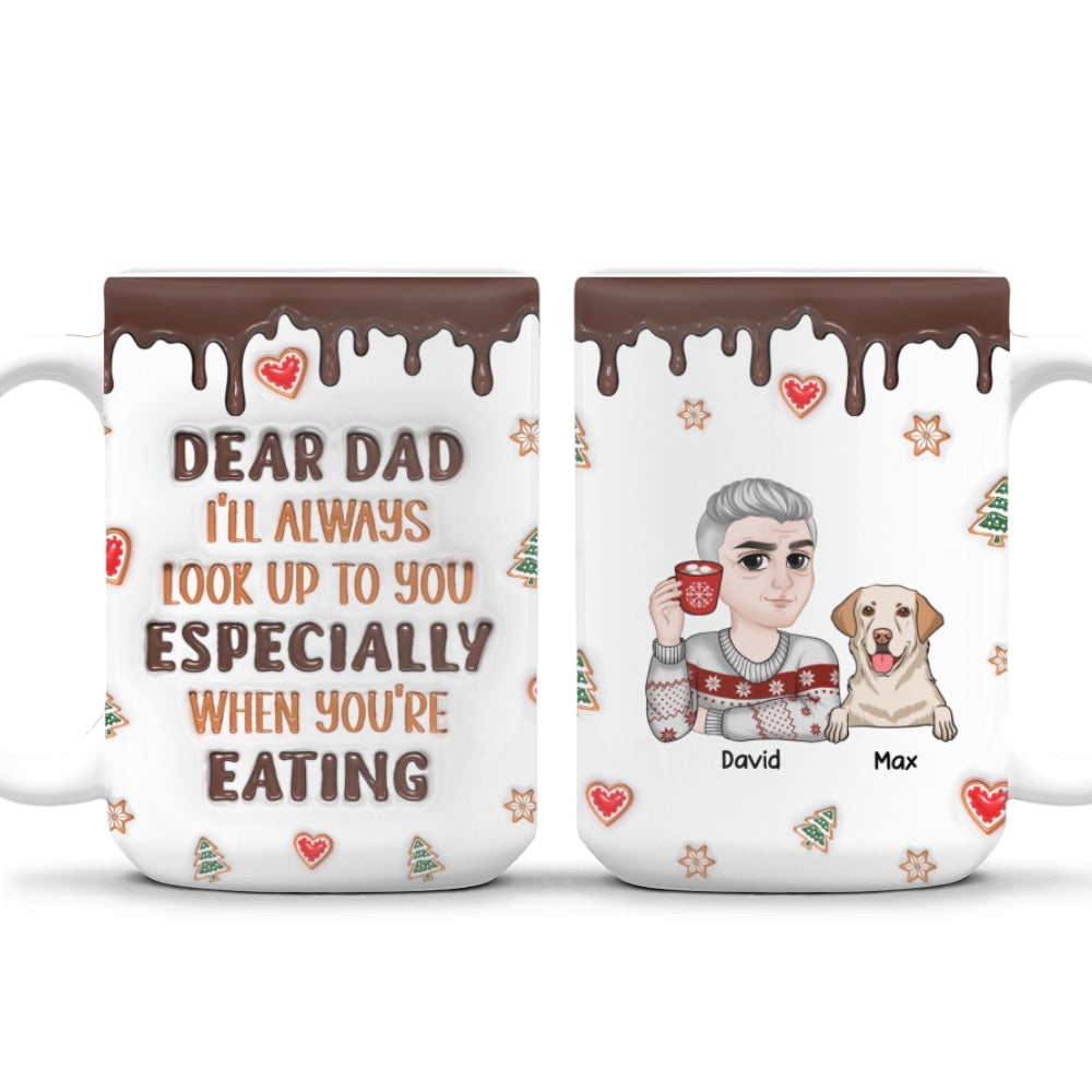 Personalized Custom 3D Inflated Effect Ceramic Mug - Ideal for All Beverages