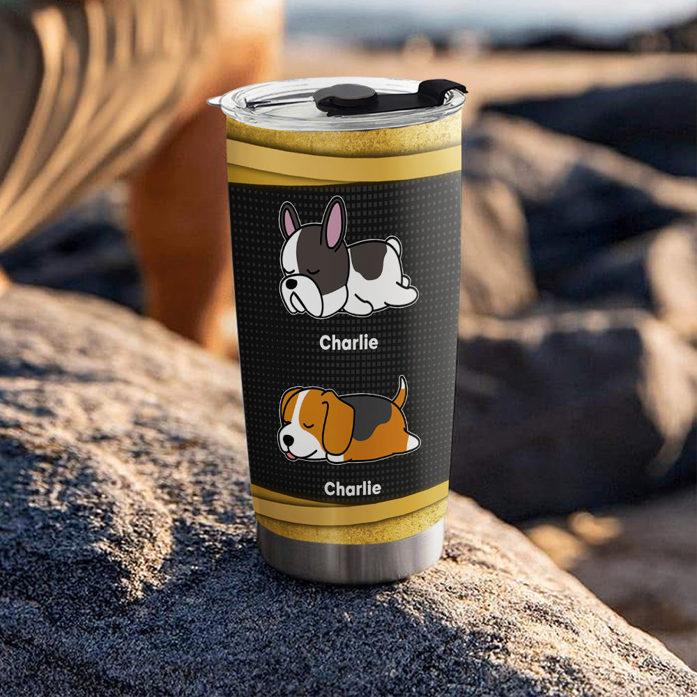 Bite His Butt - Customizable Personalized 20oz Stainless Steel Tumbler with Thousands of Cool Designs