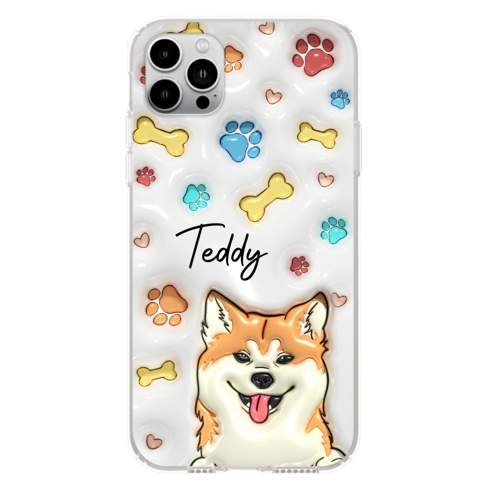 My Adorable Fur Baby - Personalized Custom 3D Inflated Effect Premium Phone Case for Smartphones