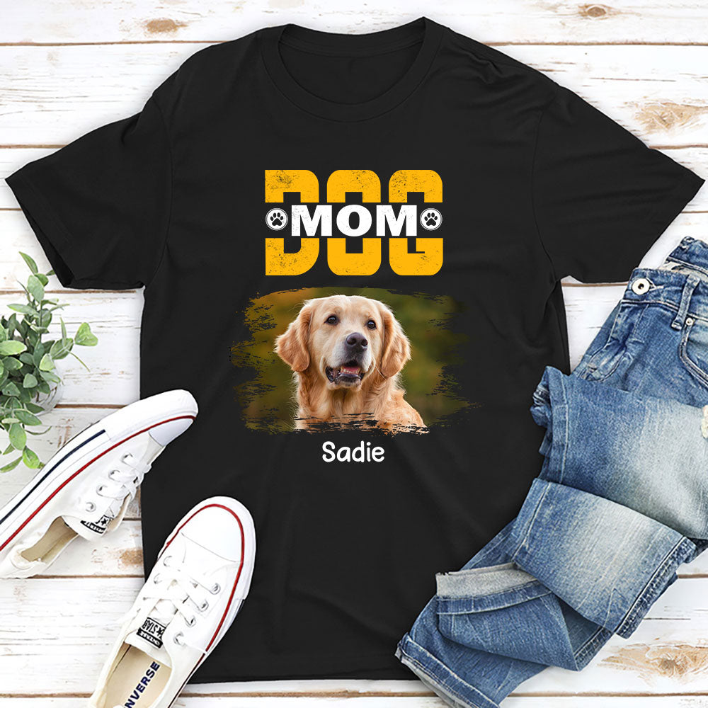 Personalized Custom Unisex 'I Love My Dog Dad' Photo T-Shirt - Perfect Gift for Pet Lovers