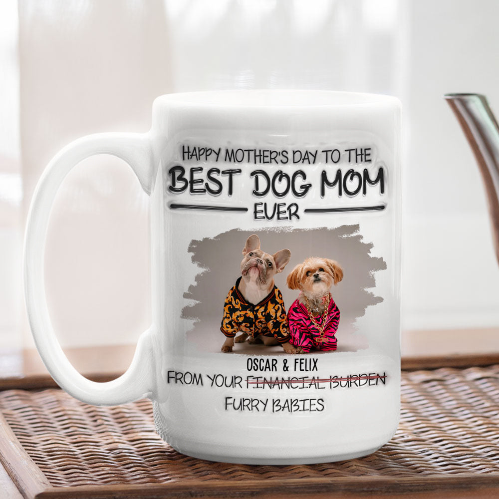 From Your Furry Baby - Exquisite Personalized Custom 3D Inflated Effect Ceramic Mug in 11oz and 15oz Sizes