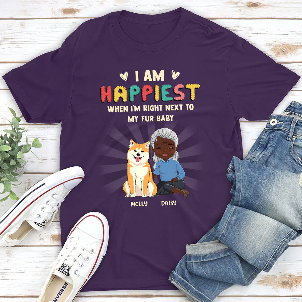 With My Fur Baby - Personalized Custom Unisex 5.3 oz T-shirt for Pet Lovers