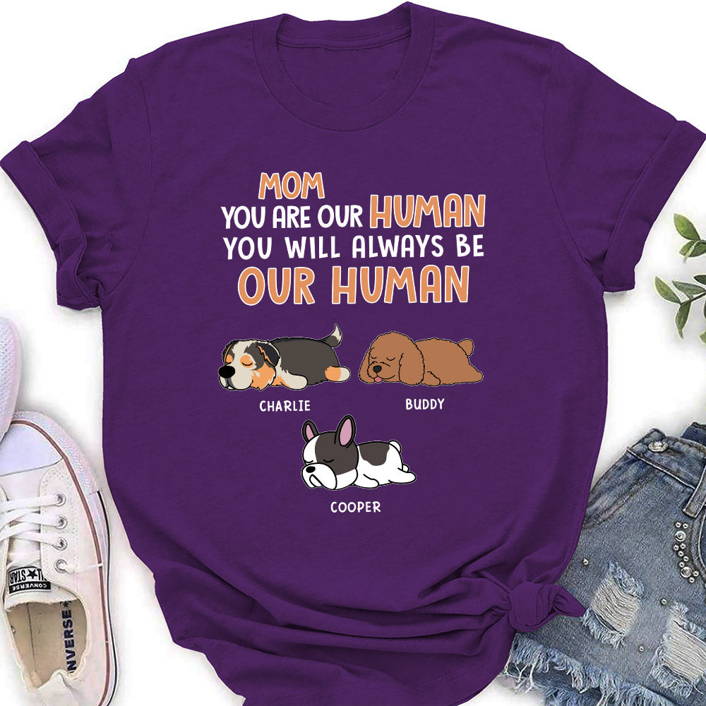 Be My Human - Stylish Personalized Custom Women's T-shirt for Pet Lovers