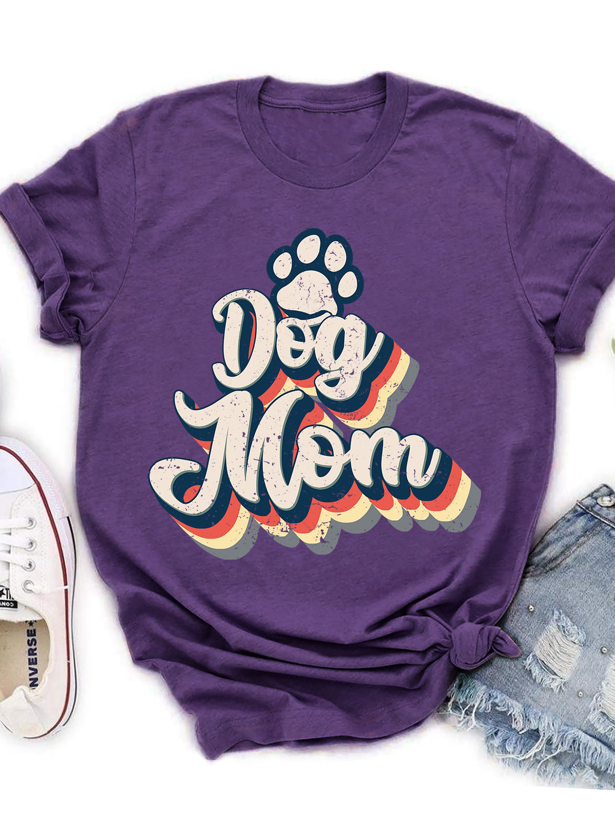 Stylish Unisex Dog Mom T-shirt - Ideal Gift for Pet Lovers