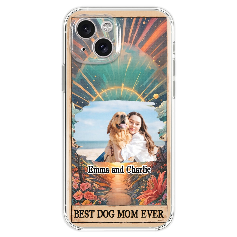 Personalized Custom Dog Mom Tarot Photo Smartphone Case - Ideal Gift for Dog Lovers