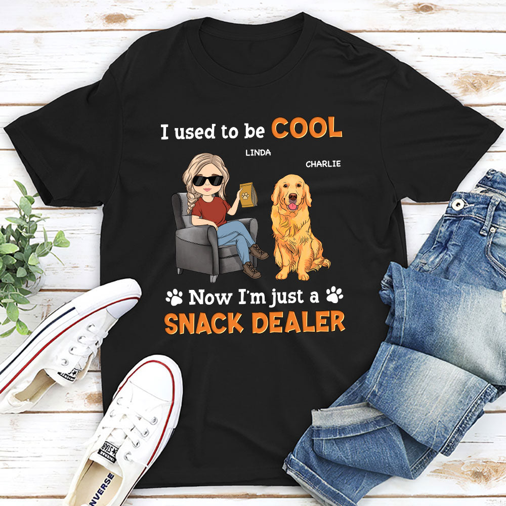 Just Snack Dealer - Personalized Custom Unisex 5.3 oz T-shirt for Pet Lovers