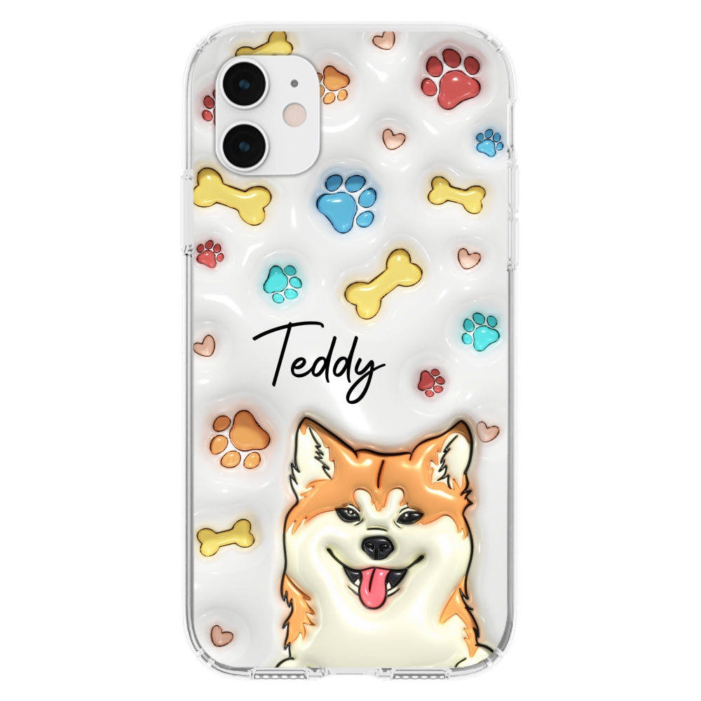My Adorable Fur Baby - Personalized Custom 3D Inflated Effect Premium Phone Case for Smartphones
