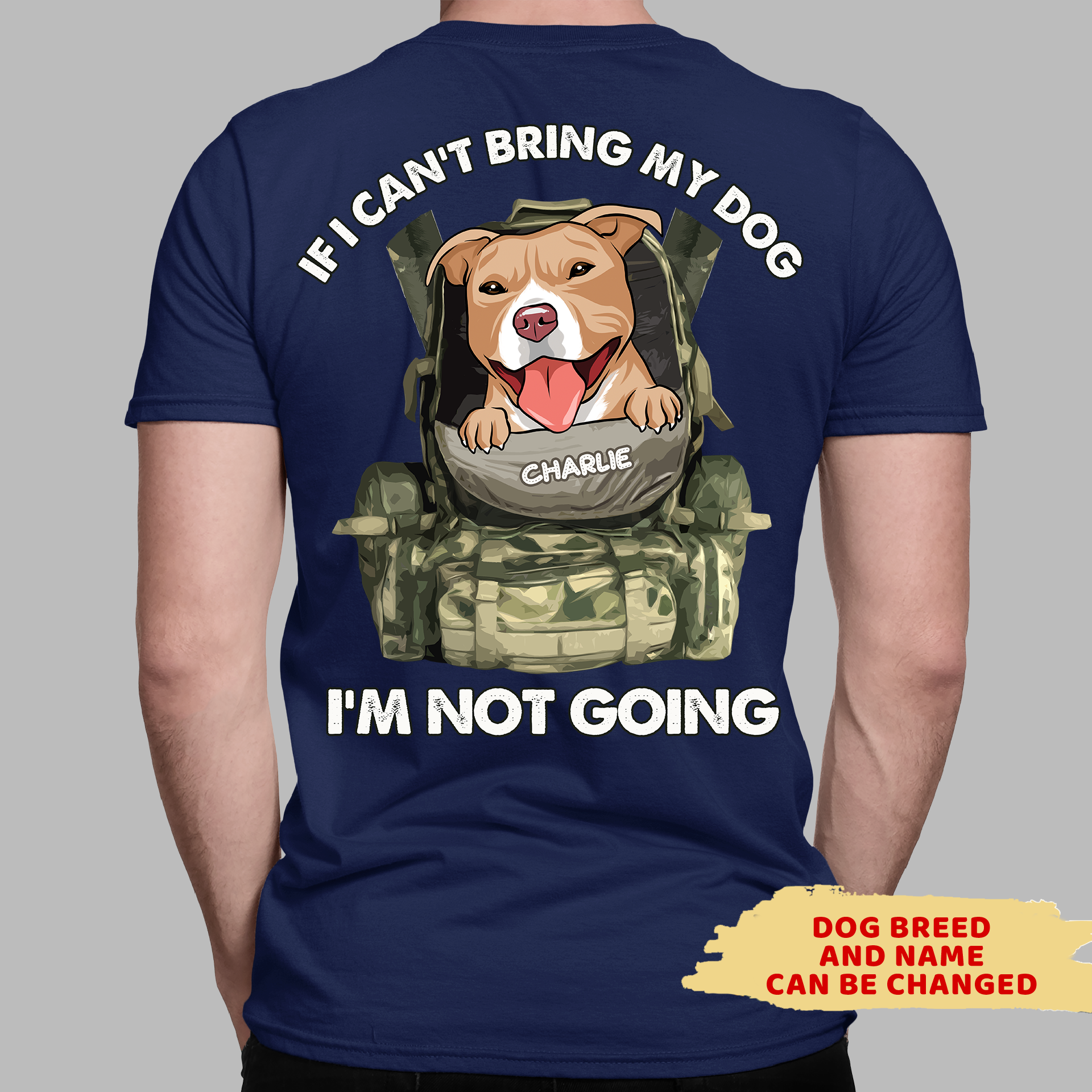 Personalized Custom Unisex 'I'm Not Going' T-shirt - Ideal Gift for Pet Lovers