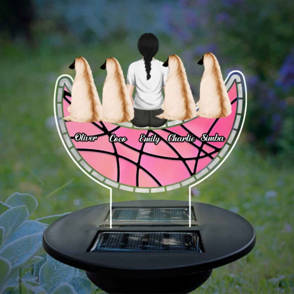 Always With You - Personalized Custom Solar Photo Light with Acrylic Ornament