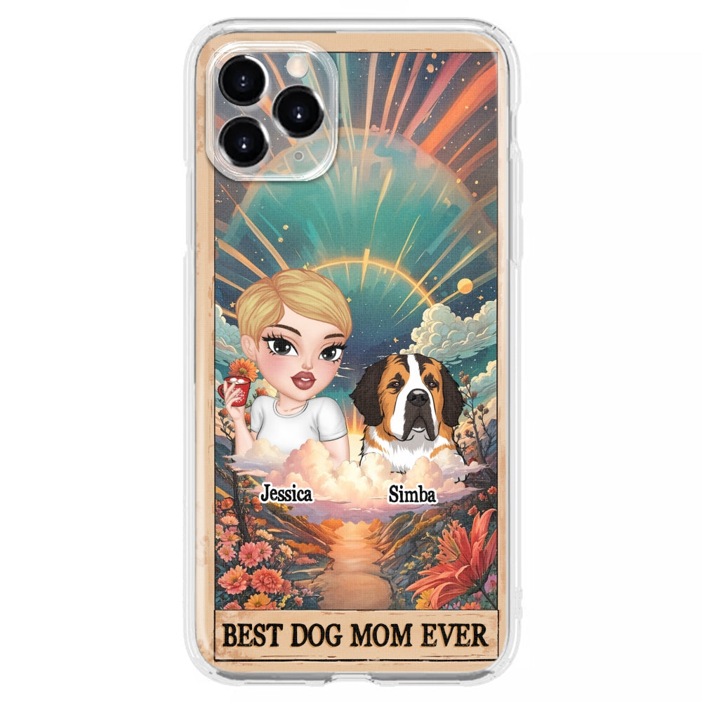 Customizable Dog Mom Tarot Personalized Phone Case - Ideal Gift for Canine - Loving Moms