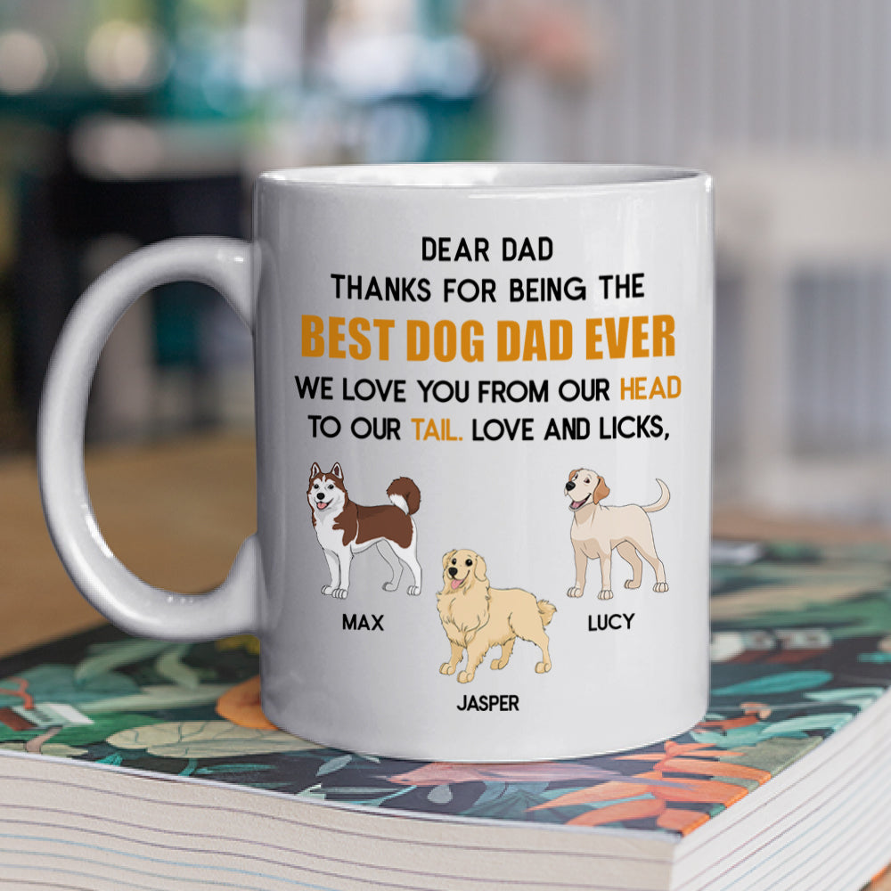 Head To Tail - Exclusive Personalized Custom Coffee Mug for Pet Lovers