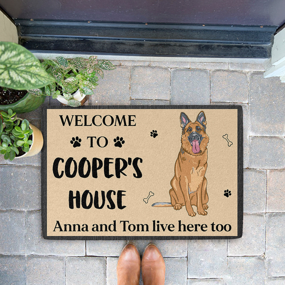 Customizable Personalized Dog Picture Doormat - Ideal Gift for Pet Lovers