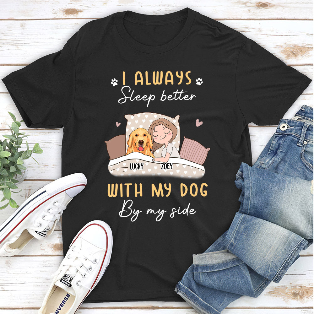 Sleep Better - Personalized Custom Unisex T-shirt for Pet Lovers