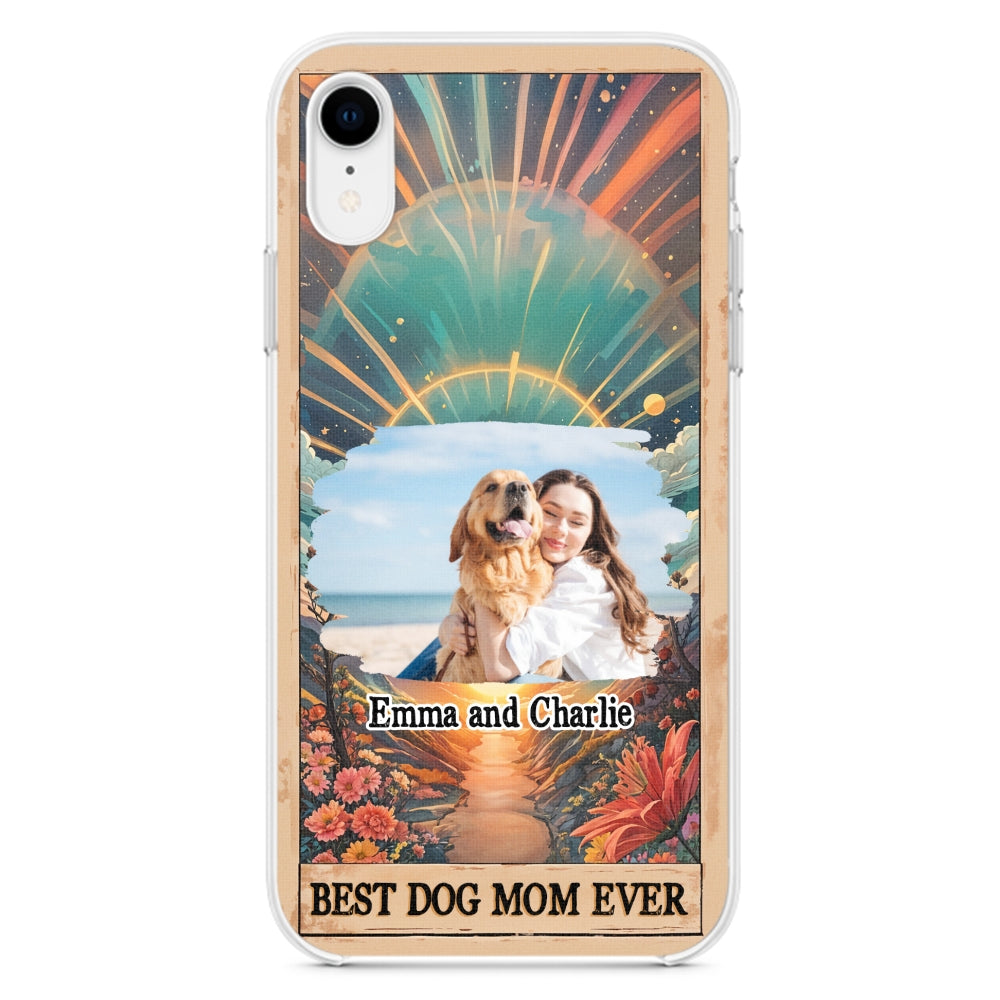Personalized Custom Dog Mom Tarot Photo Smartphone Case - Ideal Gift for Dog Lovers