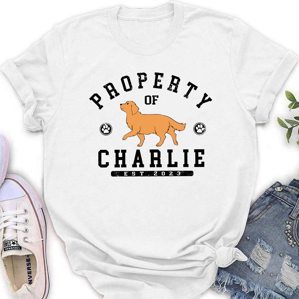 Personalized Custom Women's Pet - Themed T - shirt: Perfect Gift for Pet Lovers