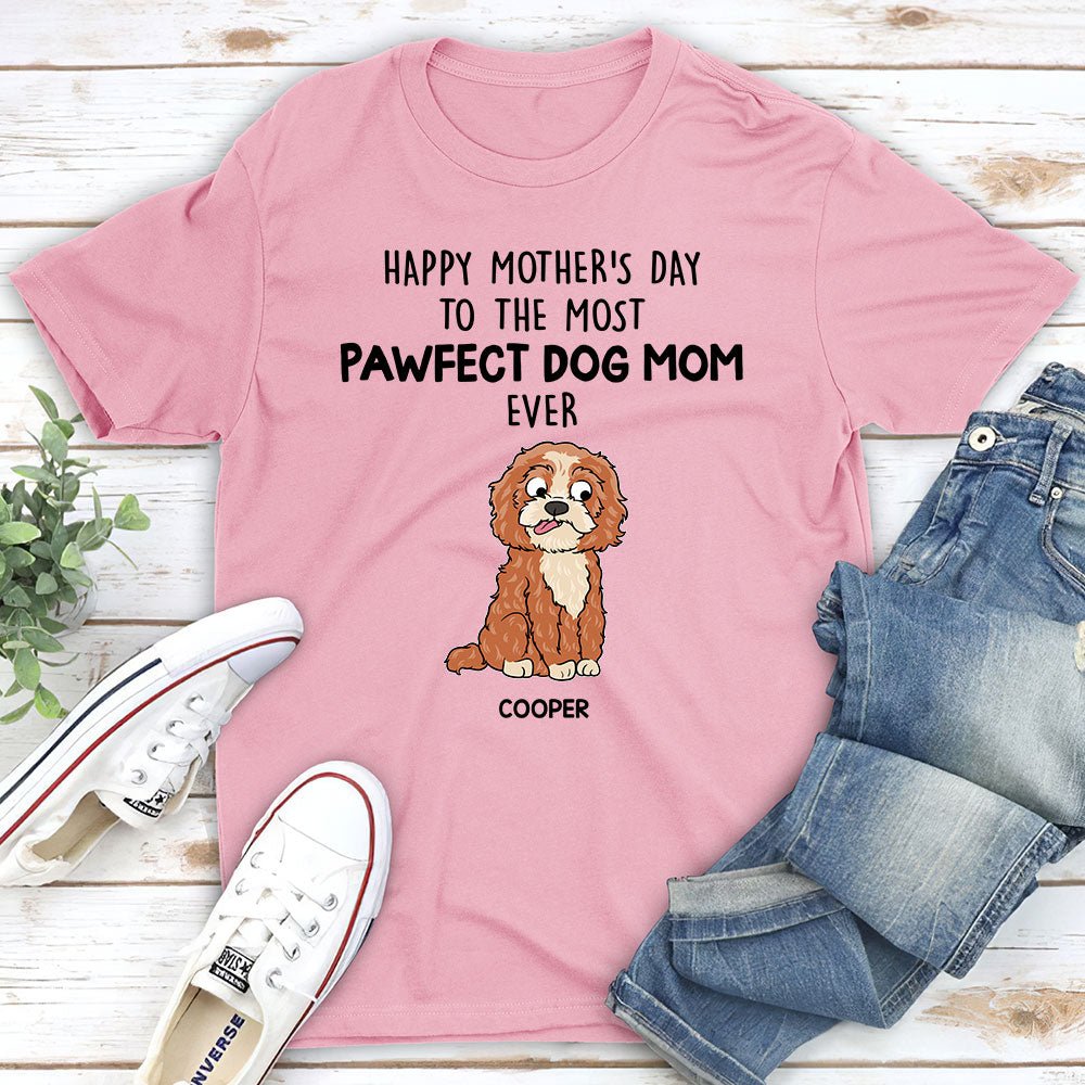 Pawfect Mom - Personalized Custom Unisex Heavy Cotton T-shirt for Pet Lovers