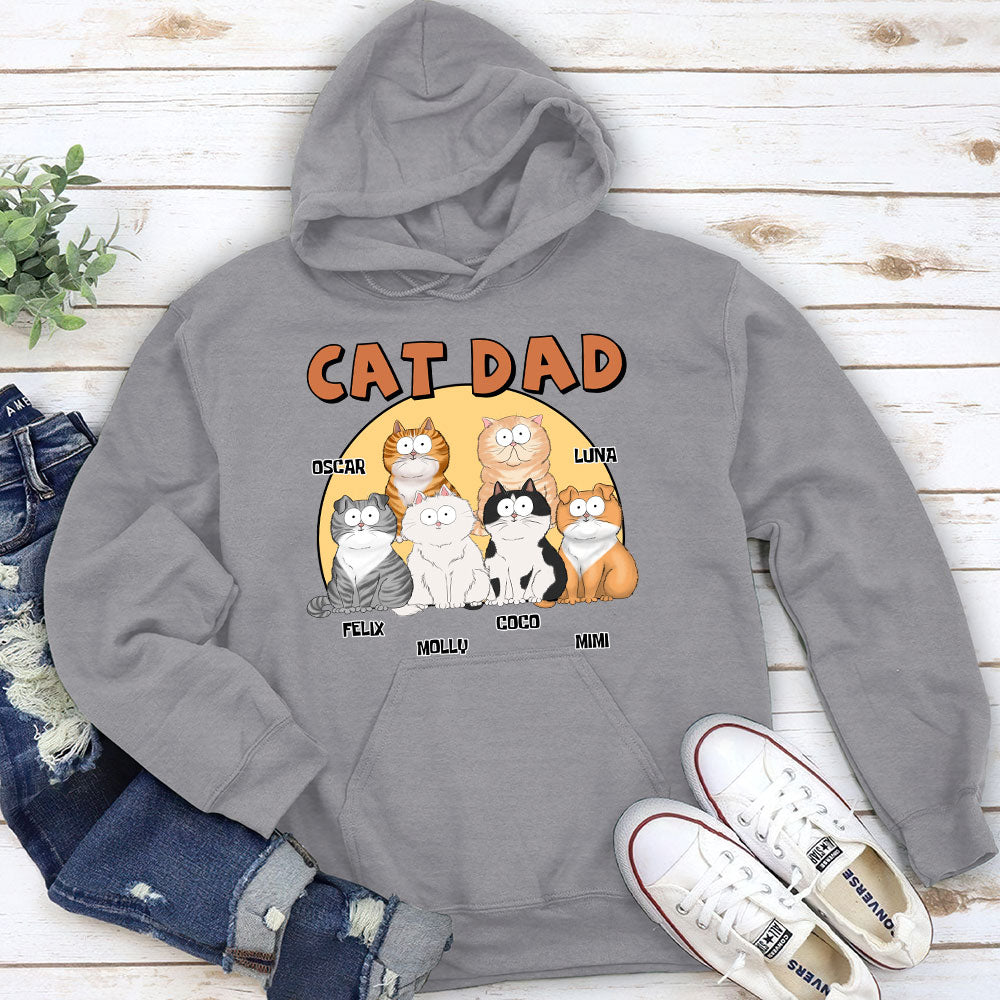 Cat Mom Circle - Unique Personalized Custom Unisex 8.0 oz Hoodie for Pet Lovers