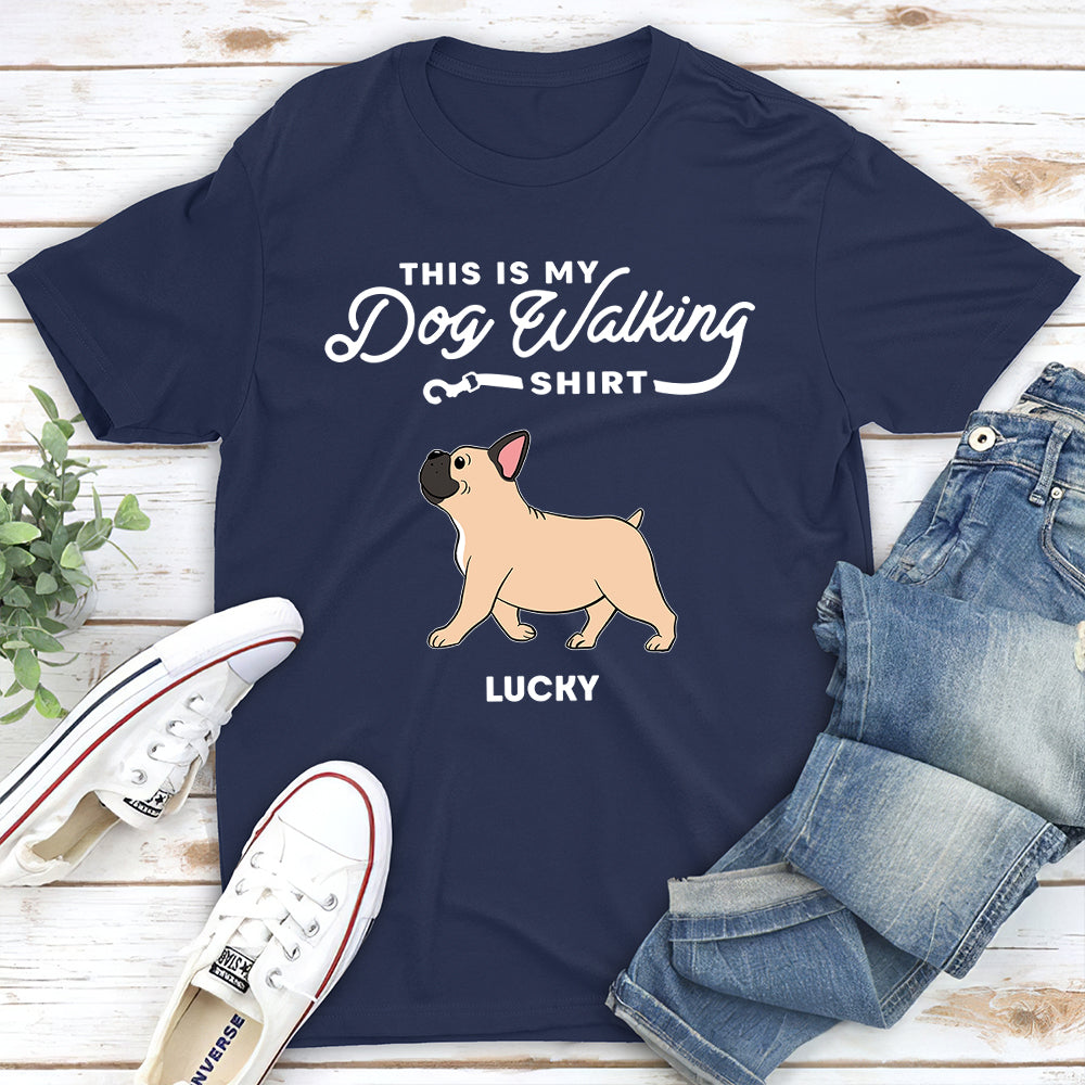 Unique Personalized Custom Unisex Walking T-shirt - Ideal Gift for Pet Lovers