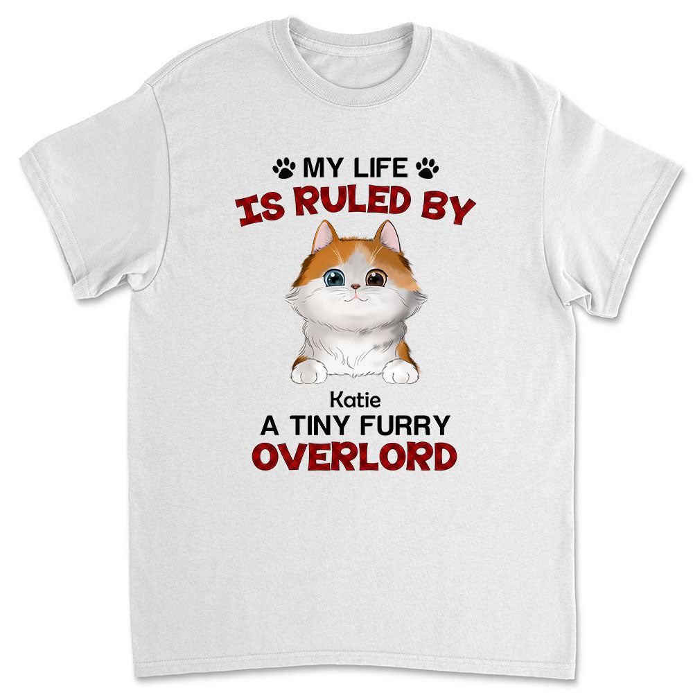 Tiny Furry Overlords - Customizable Personalized Unisex 5.3 oz T-shirt