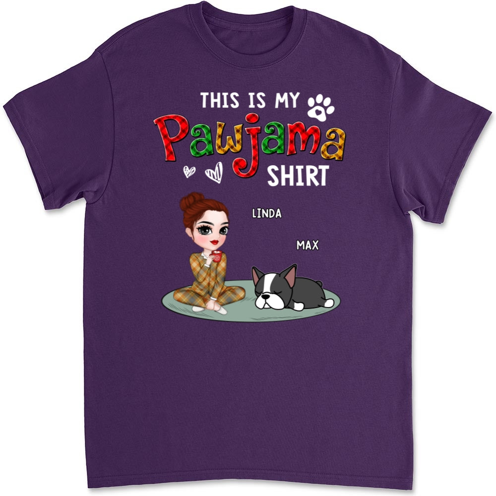 Pawjama Shirt Version 3 - Premium Personalized Custom Unisex 5.3 oz T-Shirt