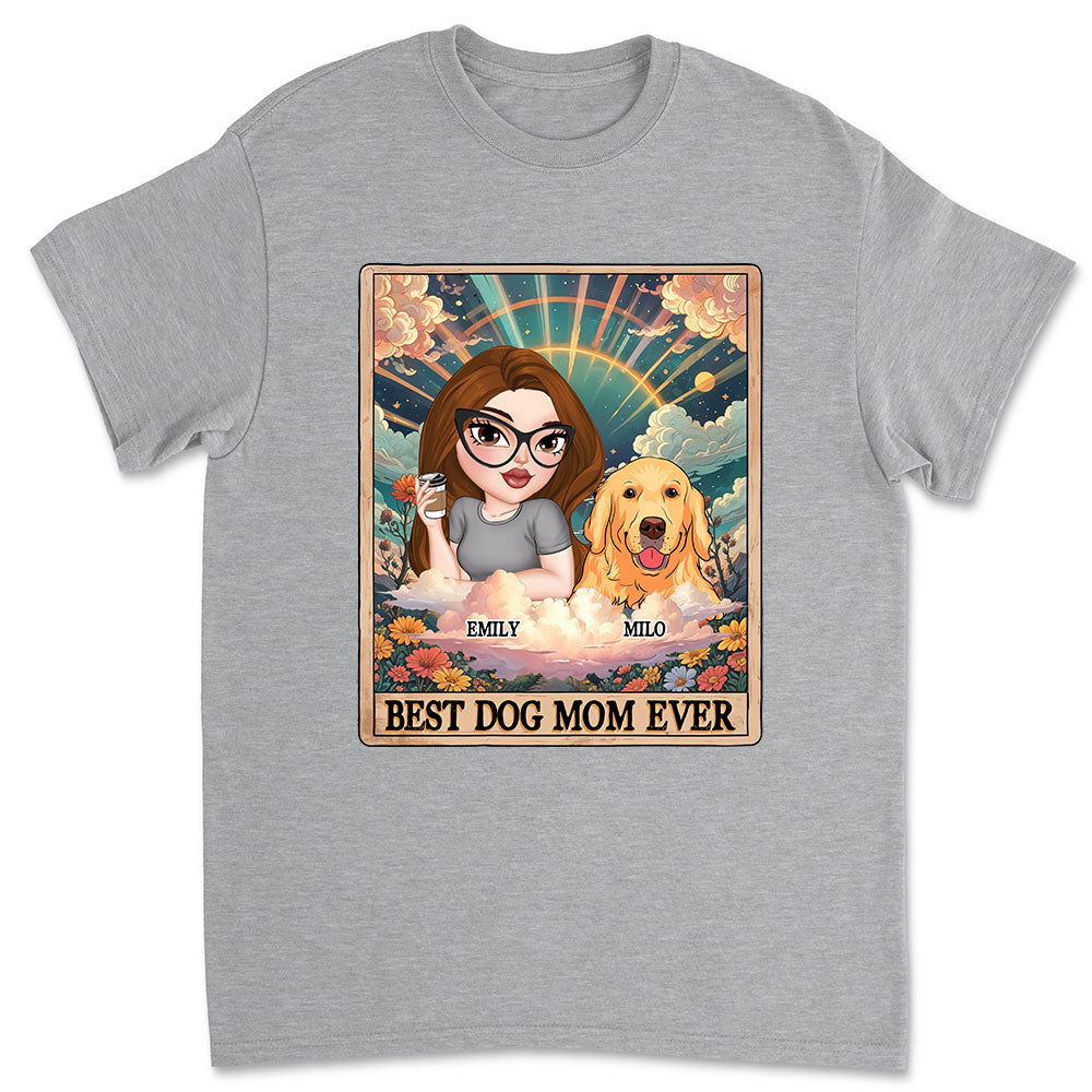 Tarot Dog Mom - Stylish Personalized Custom Unisex 5.3 oz T-shirt