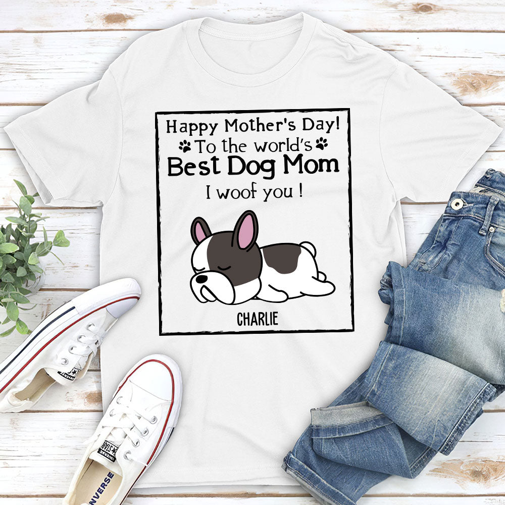 Best Cat And Dog Mom - Personalized Custom Unisex 5.3 oz T-shirt for Pet Lovers