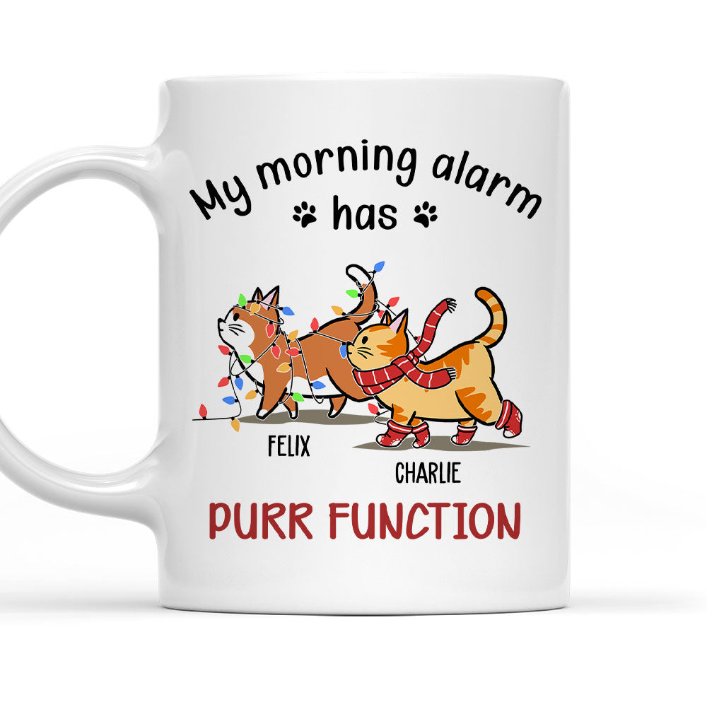Purr Function - Premium Personalized Custom Coffee Mug for Pet Lovers