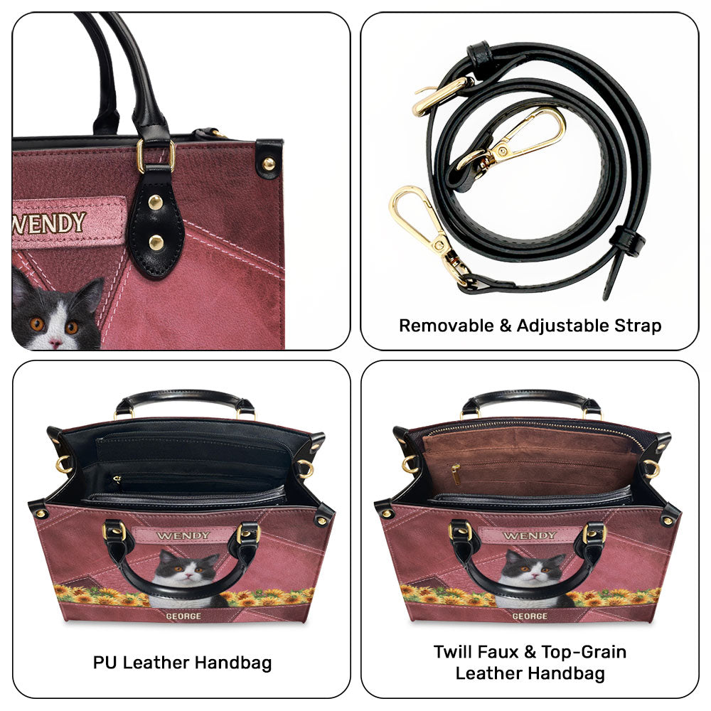 Vintage Personalized Custom Leather Bag for Pet Moms - Show Your Love for Fur Babies