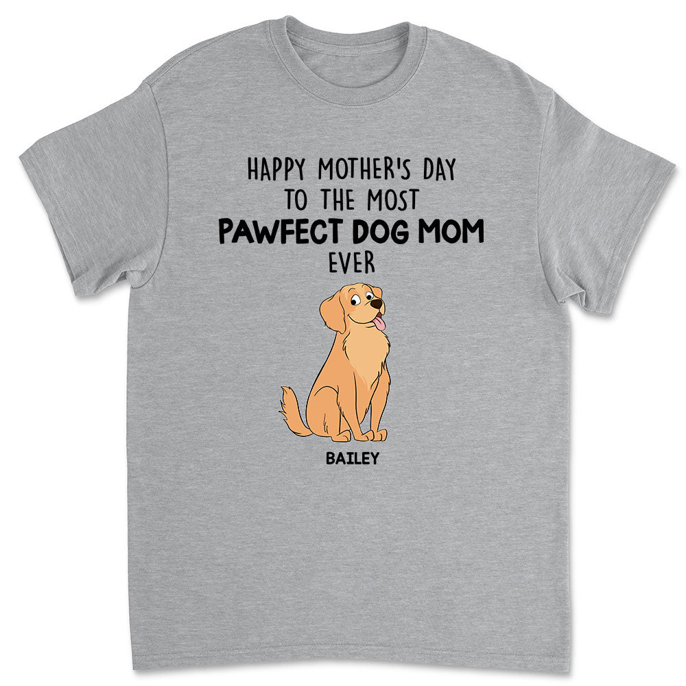 Pawfect Mom - Personalized Custom Unisex Heavy Cotton T-shirt for Pet Lovers