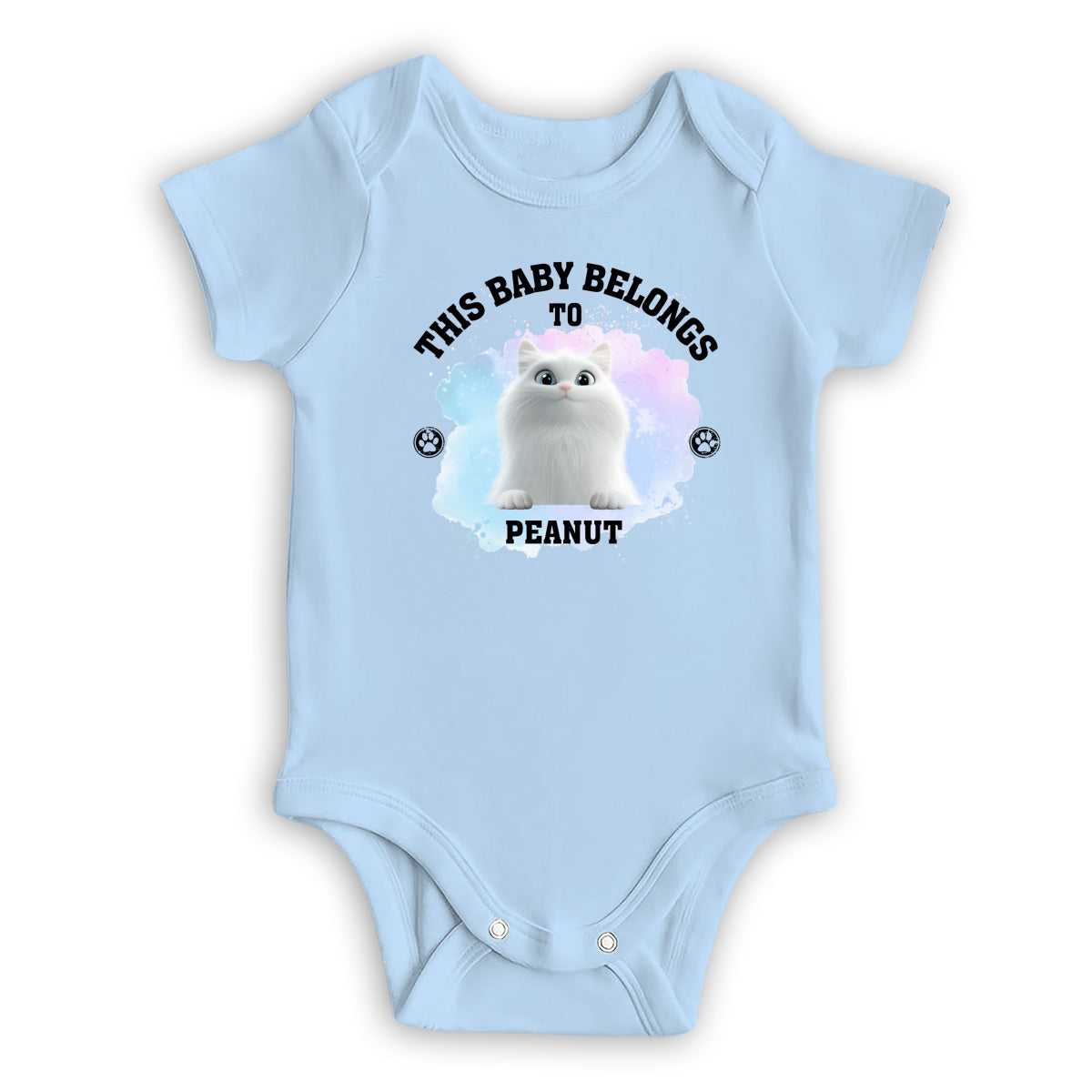 Belongs To Cats - Exquisitely Personalized Custom Baby Onesie for Unforgettable Moments