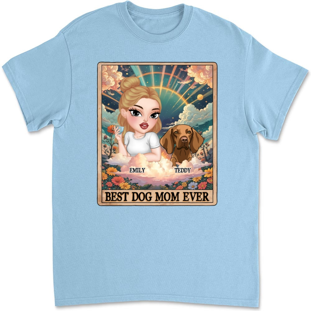 Tarot Dog Mom - Stylish Personalized Custom Unisex 5.3 oz T-shirt