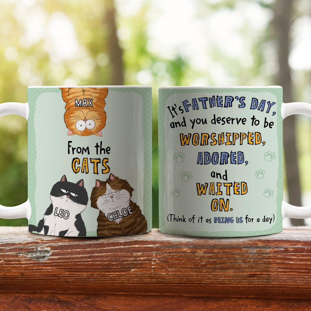 Waited On Version 2 - Exquisite Personalized Custom Coffee Mug for Pet Lovers