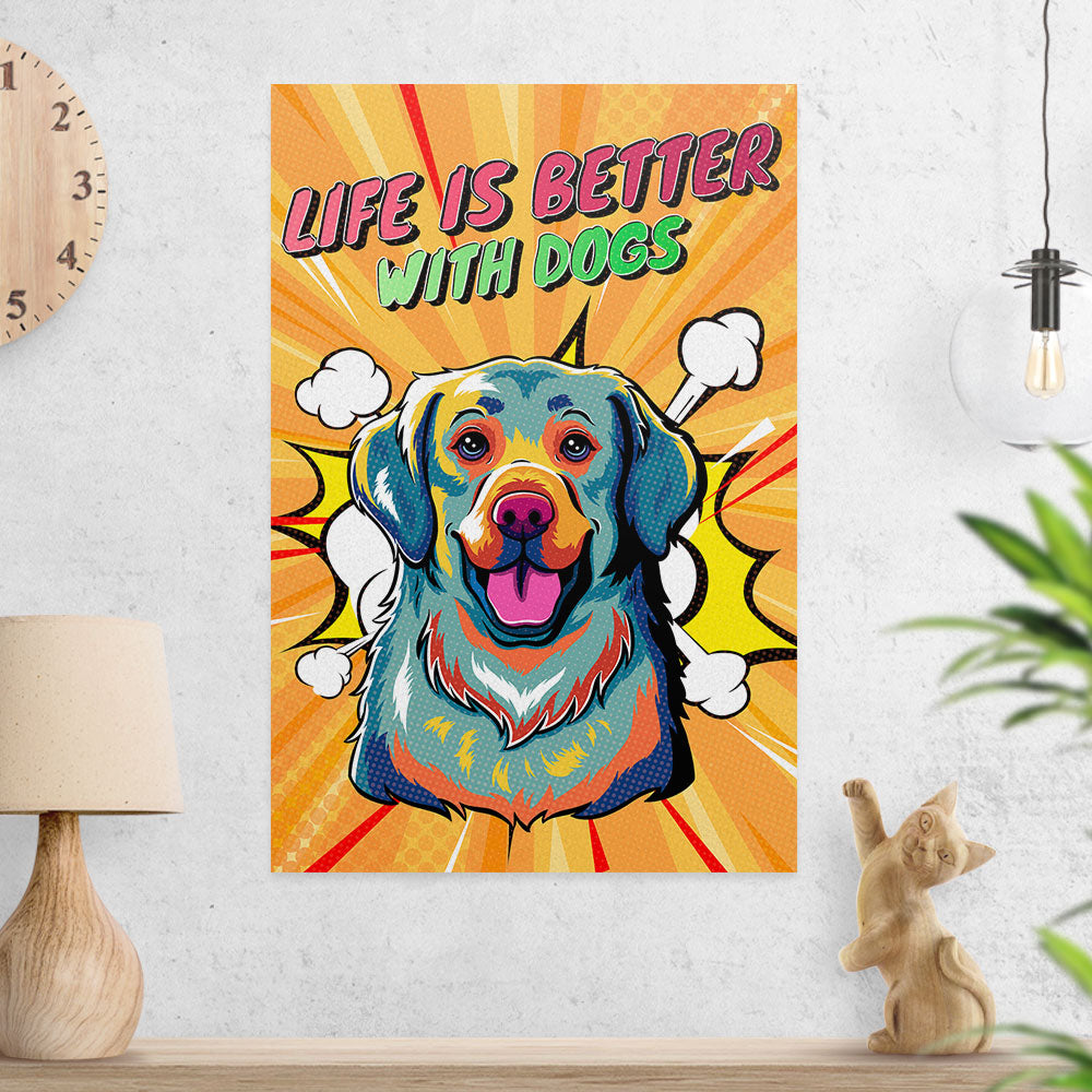 Life Is Better - High - Quality Archival Poster in 2 Sizes