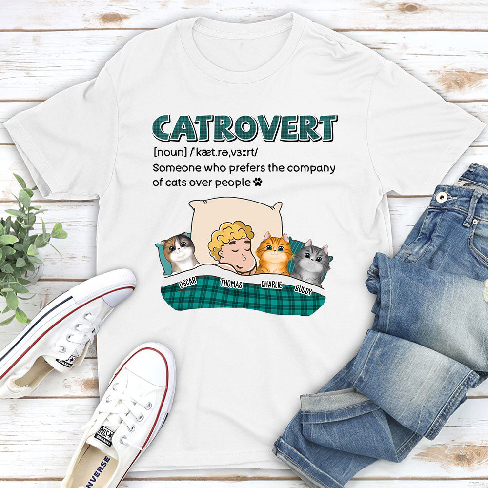Catrovert - Personalized Custom Unisex 5.3 oz T-shirt for Pet Lovers