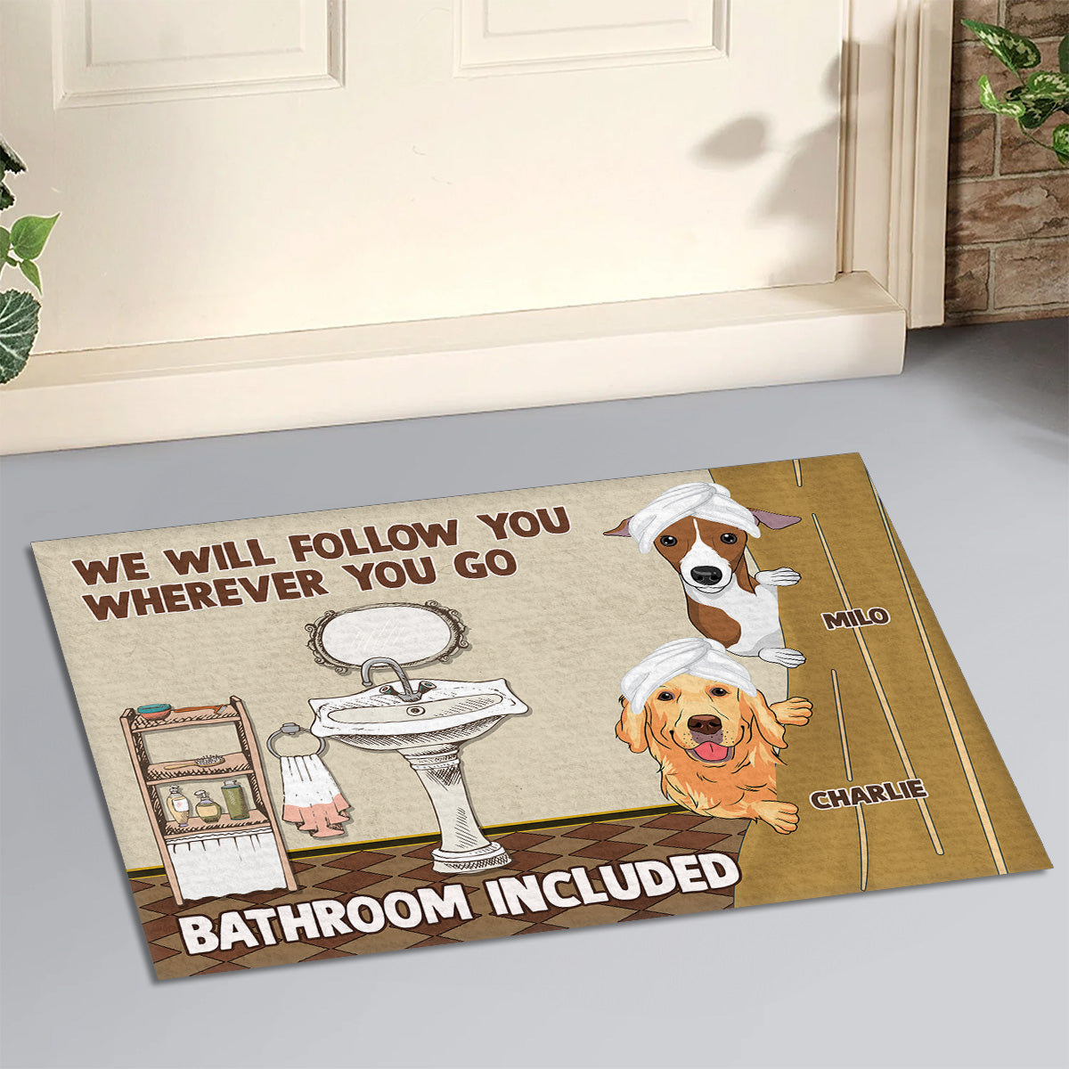 Personalized Custom Pet Picture Doormat - The Ultimate Welcome for Pet Lovers