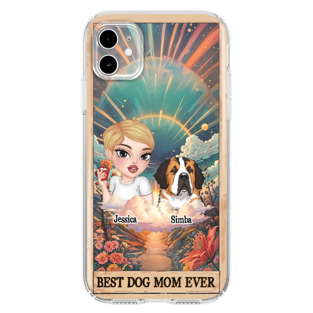 Customizable Dog Mom Tarot Personalized Phone Case - Ideal Gift for Canine - Loving Moms