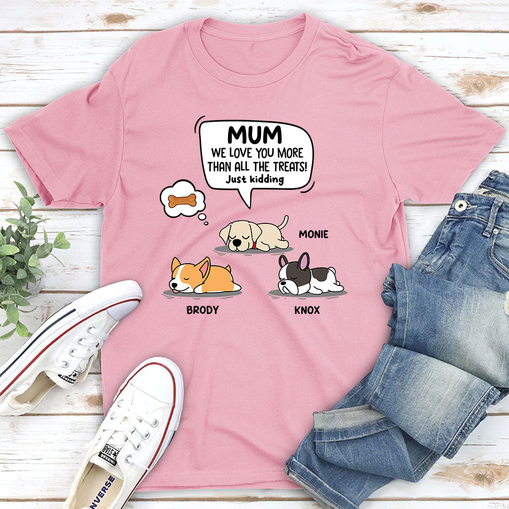 Just Kidding - Personalized Custom Unisex 5.3 oz T-shirt for Pet Lovers