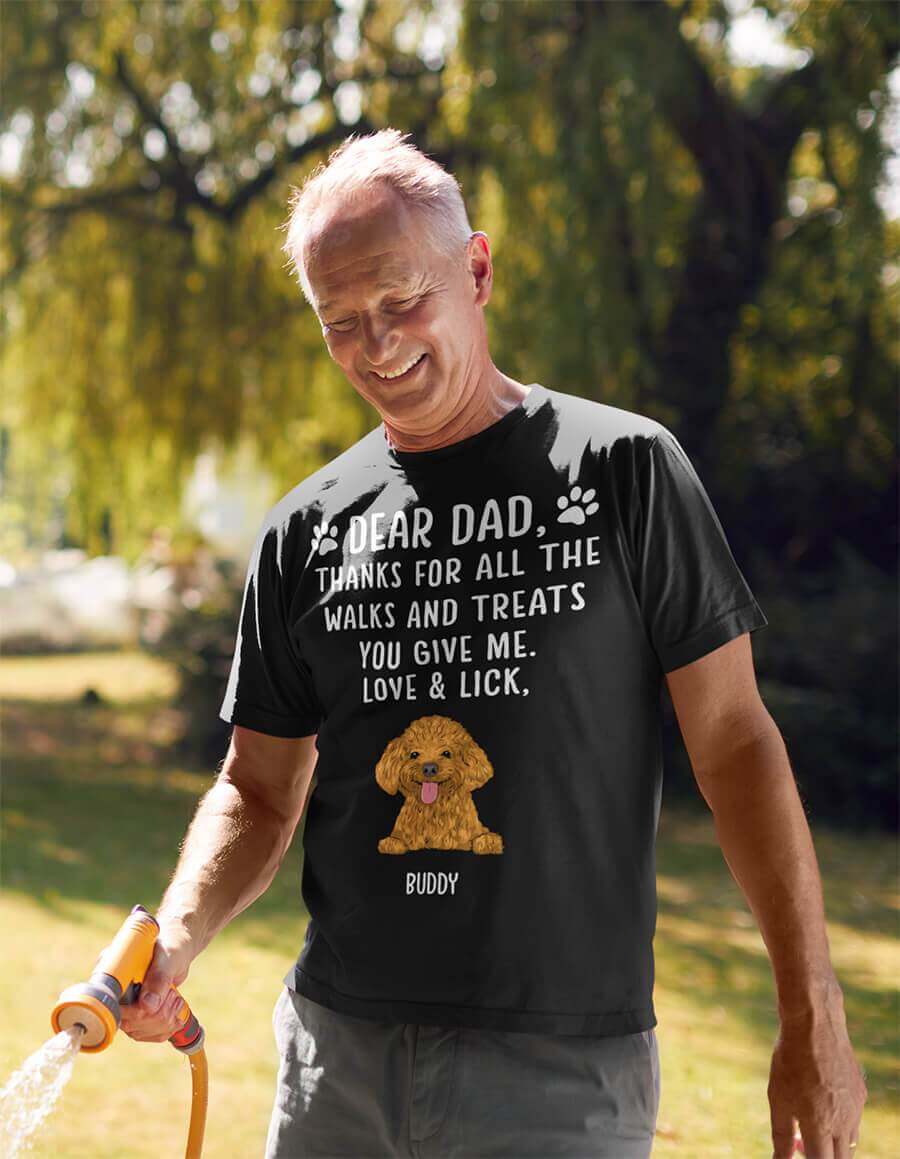 Thanks For All The Treats - Personalized Custom Unisex 5.3 oz T-shirt for Pet Lovers