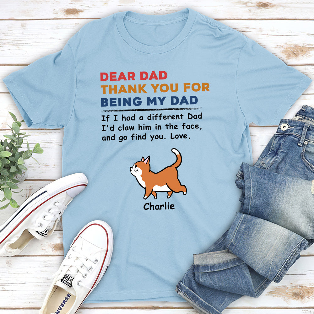 Claw The Face - Personalized Custom Unisex 5.3 oz T-shirt for Pet Lovers