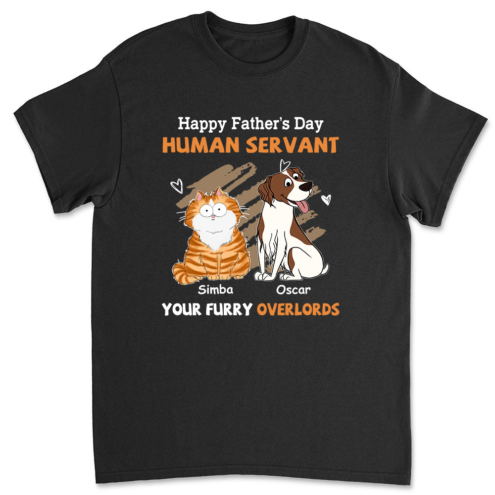 My Servant - Personalized Custom Unisex 5.3 oz T-shirt for Pet Lovers