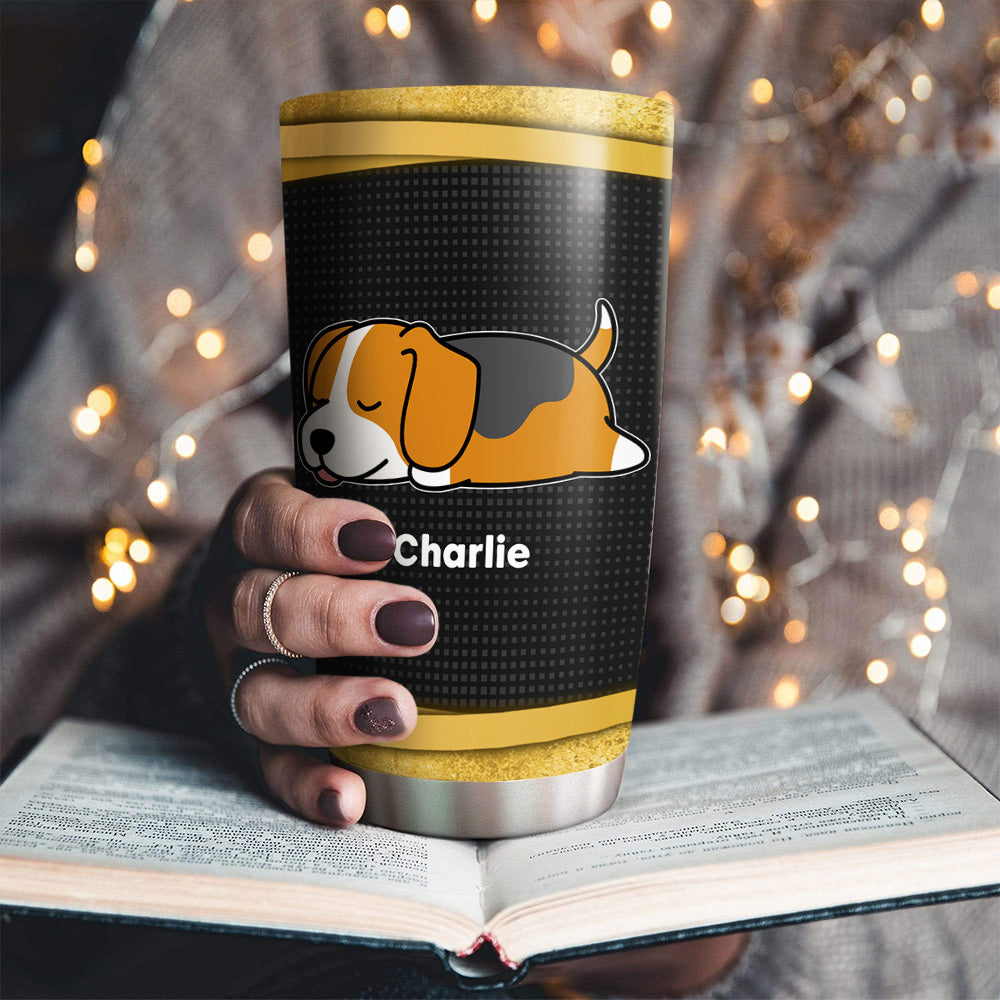 Bite His Butt - Customizable Personalized 20oz Stainless Steel Tumbler with Thousands of Cool Designs