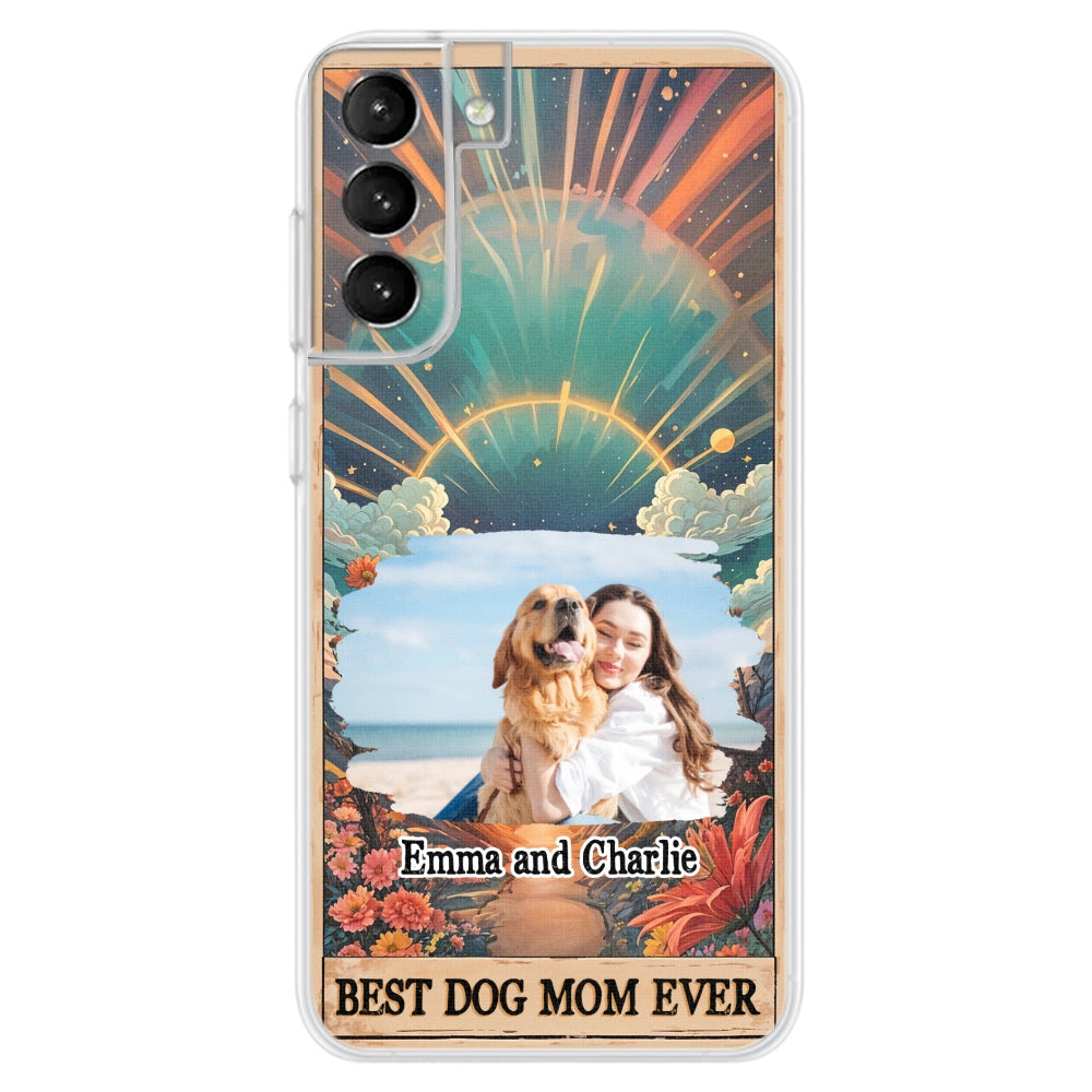 Personalized Custom Dog Mom Tarot Photo Smartphone Case - Ideal Gift for Dog Lovers