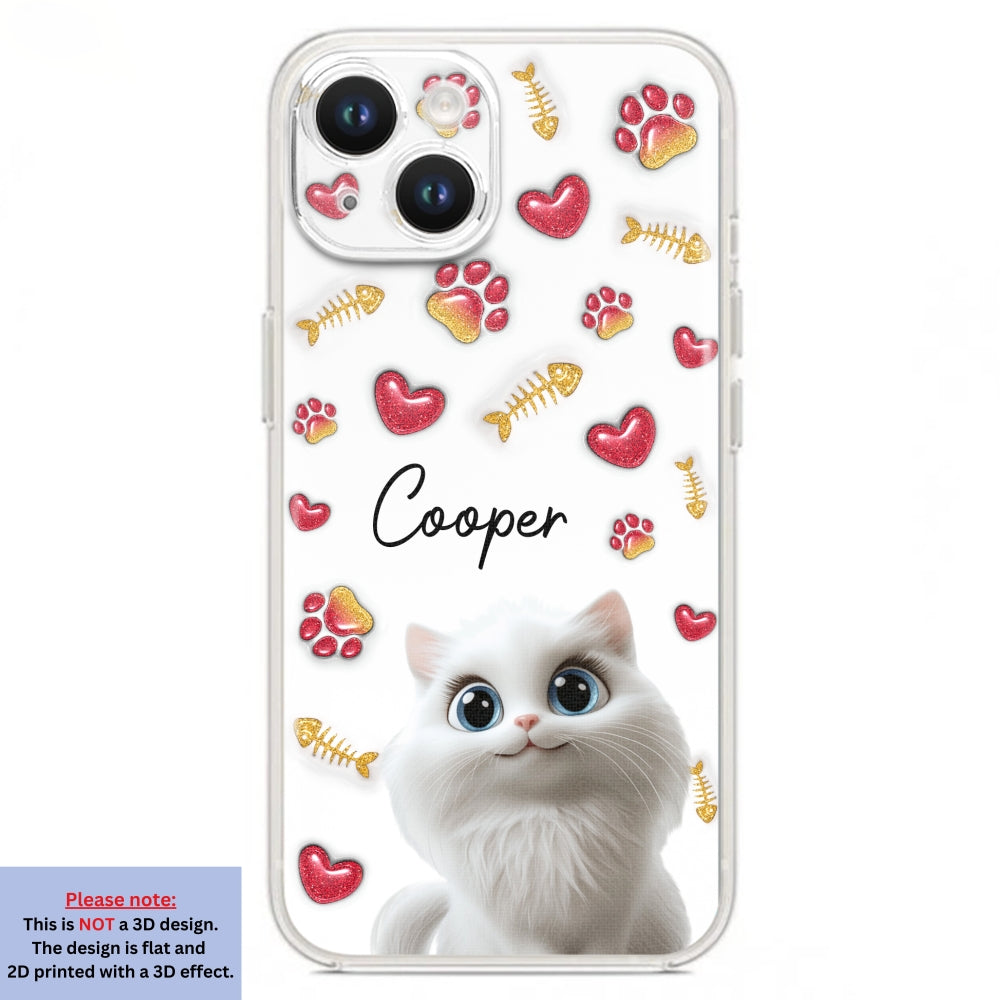 My Adorable Baby Cats - Customizable 3D Inflated Effect Personalized Phone Case for All Smartphones