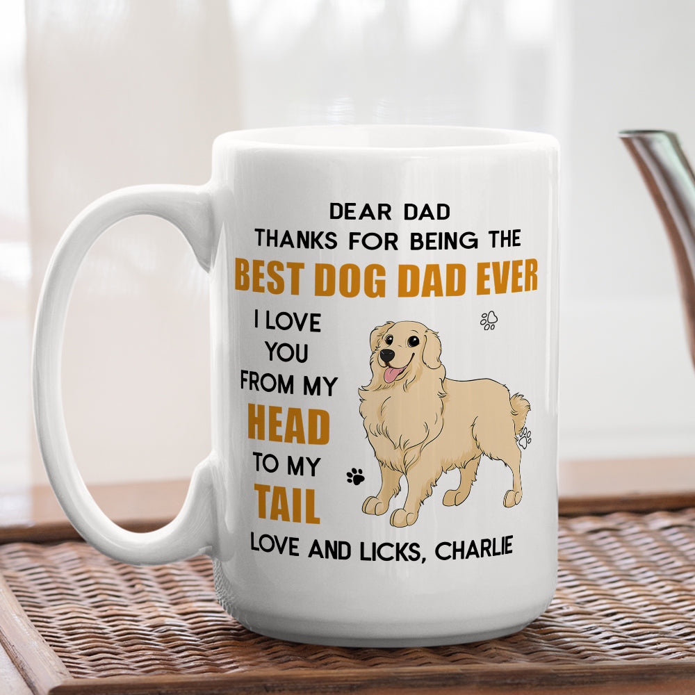 Head To Tail - Exclusive Personalized Custom Coffee Mug for Pet Lovers