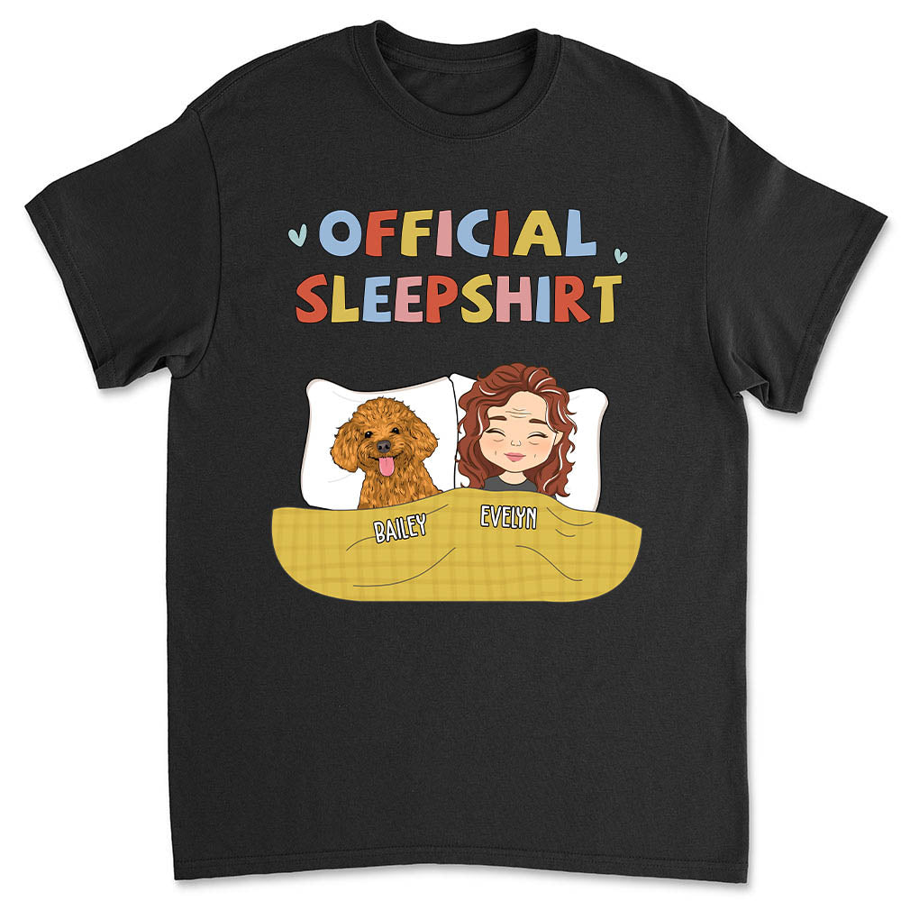 Happy Sleepshirt - Personalized Custom Unisex 5.3 oz T-shirt for Pet Lovers