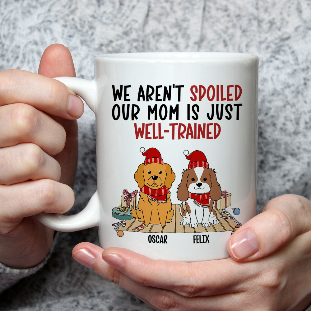 Well Trained Mom - Customizable Personalized Coffee Mug for Pet Lovers