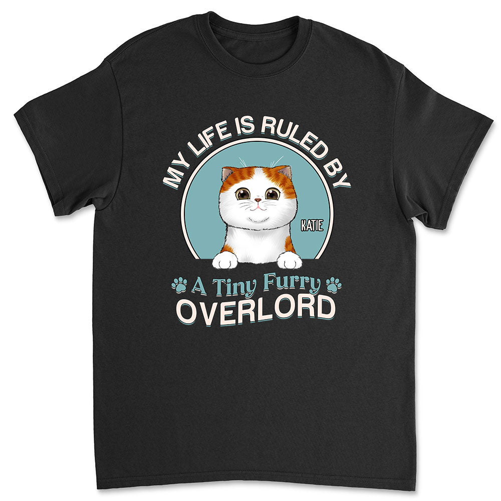 Furry Overlords - Personalized Custom Unisex 5.3 oz T-shirt for Pet Lovers
