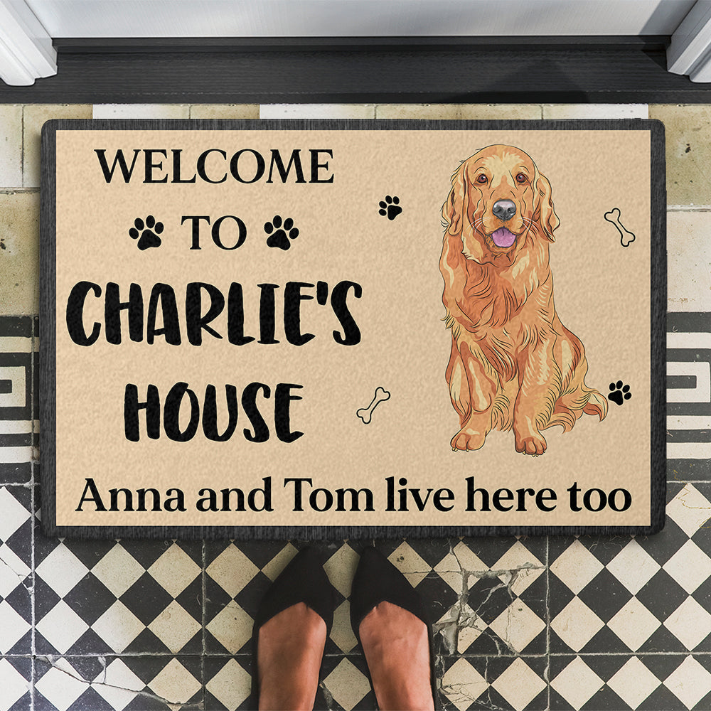 Customizable Personalized Dog Picture Doormat - Ideal Gift for Pet Lovers