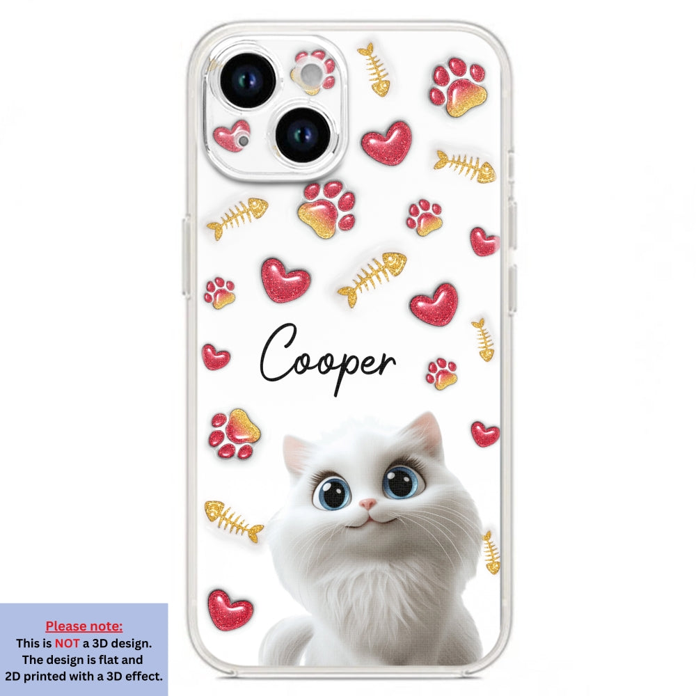 My Adorable Baby Cats - Customizable 3D Inflated Effect Personalized Phone Case for All Smartphones