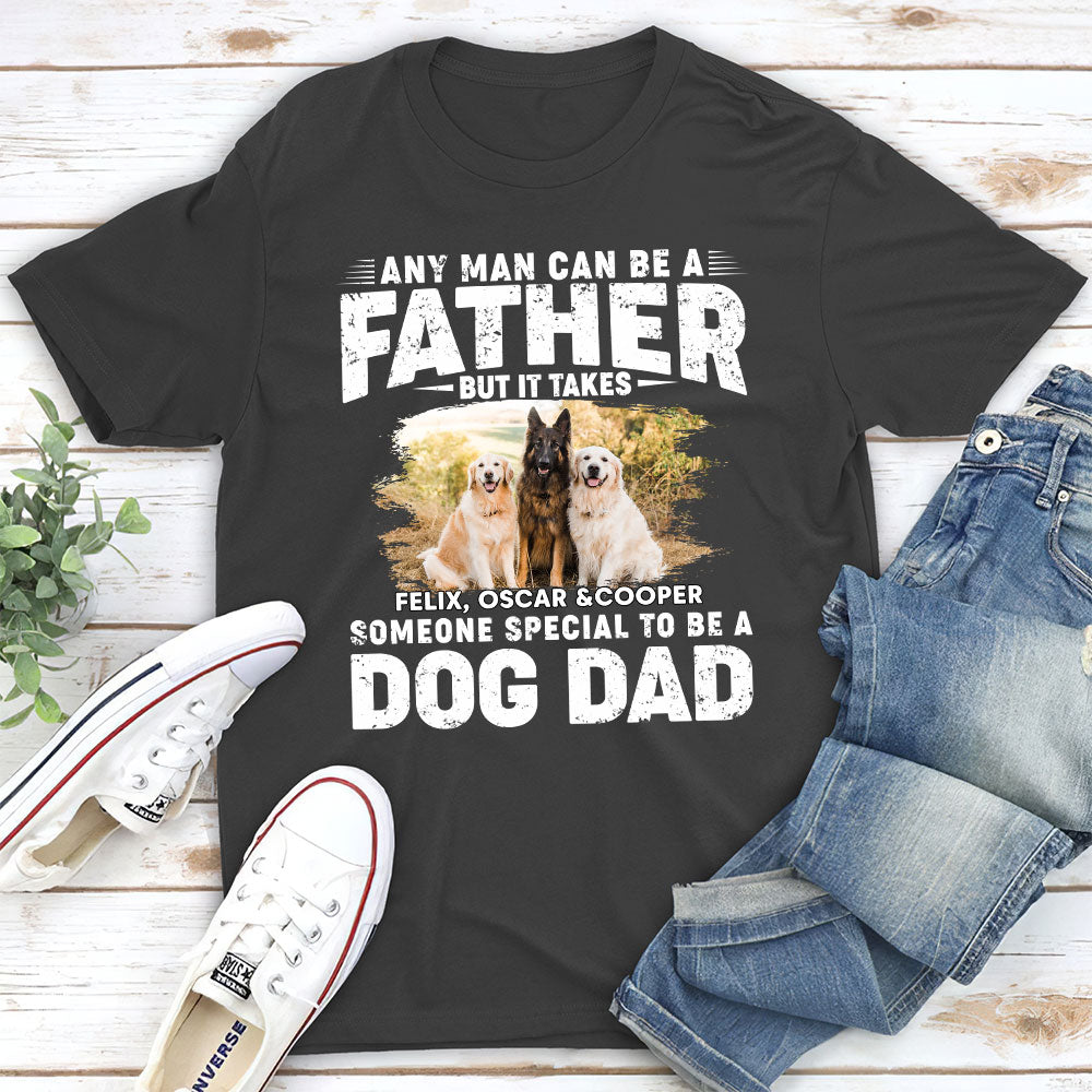 Exclusive Personalized Custom Unisex Special Dog Dad T-shirt